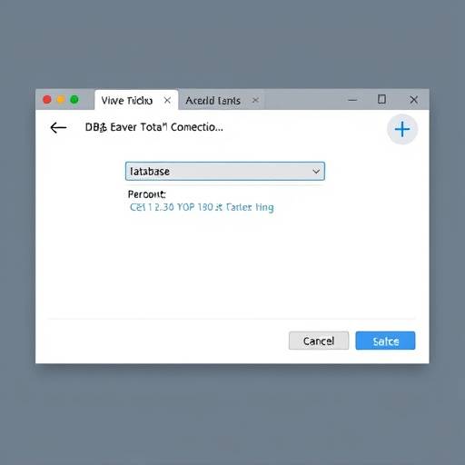 Screenshot of the DBeaver interface showing a database connection.